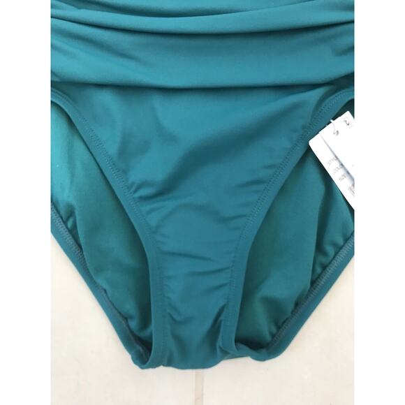 Bleu Rod Beattie Swim Bikini Bottom Swimwear High Waist Ruched - Picture 4 of 6